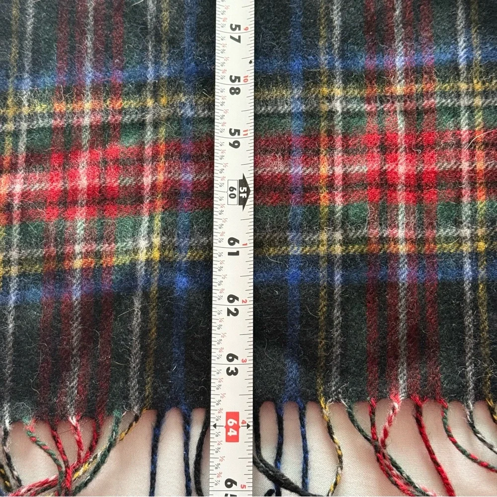 Shepherds Land Lambswool Scarf Unisex Tartan Lona Scott Scotland UK Fringe Plaid
